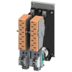 SIEMENS - Contattore gr. costr. 12, a 2 poli DC-3 e 5, 400 A, blocchetto di contatti ausiliari 4NO+4NC, comando in AC DC 220 V