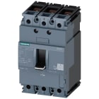 SIEMENS - Interruttore automatico 3VA1 IEC Frame 160, classe del potere di interruzione M, Icu=55 kA con 415 V