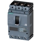 SIEMENS - interruttore automatico 3VA2 IEC frame 100 classe del potere di interruzione L Icu=150kA con 415V a 3 poli, protezione impianto ETU850, LSI, In=63A...