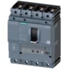 SIEMENS - interruttore automatico 3VA2 IEC frame 160 classe del potere di interruzione M Icu=55kA con 415V a 4 poli, protezione impianto ETU350, LSI, In=160A...