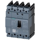 SIEMENS - Interruttore automatico 3VA5 UL Frame 125 classe del potere di interruzione H 65 kA con 480 V a 4 poli 3VA51406ED410AA0
