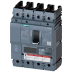 SIEMENS - Interruttore automatico 3VA6 UL Frame 150, classe del potere di interruzione L, 150 kA con 480 V a 4 poli