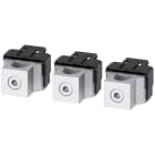 SIEMENS - Morsetto di collegamento per conduttore tondo, 3 pezzi, accessorio per: 3VA2 100/160/250