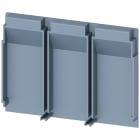 SIEMENS - Piastra disolamento allungata, a 3 poli, 1 pezzo, accessorio per: 3VA1 100/160