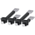 SIEMENS - Attacchi piatti posteriori, 4 pezzi, accessori per: 3VA1 100/160