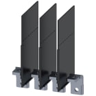 SIEMENS - Attacchi piatti a vite ad angolo retto 4 pezzi, accessori per: 3VA1 100/160 3VA91140QG00