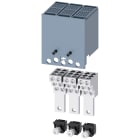 SIEMENS - Morsetto di collegamento per conduttore tondo TA2.5 6x14 AWG - 2 AWG per 6 cavi, 3 pezzi per 3VA51 3VA91330JF68