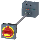 SIEMENS - Comando rotativo bloccoporta OFF di emergenza IEC IP65 con bloccoporta per 3VA4/5 125