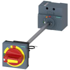 SIEMENS - Comando rotativo bloccoporta OFF di emergenza IEC IP65 con bloccoporta per 3VA5 125