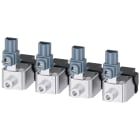 SIEMENS - Morsetto serracavo con presa di tensione per conduttore ausiliario 4 pezzi, accessorio per: 3VA6 150/250