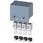SIEMENS - Morsetto di collegamento per conduttore tondo grande con presa di tensione per conduttore ausiliario 4 pezzi, accessorio 3VA91540JC12