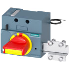 SIEMENS - Comando rotativo frontale OFF di emergenza con interblocco porta IEC IP30/40, kit di illuminazione DC 24 V