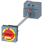 SIEMENS - Comando rotativo bloccoporta OFF di emergenza IEC IP65 con interblocco porta, accessorio per: 3VA1