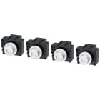 SIEMENS - Attacchi piatti posteriori a vite, 4 pezzi, accessori per: 3VA2 100/160/250 3VA92040QA00
