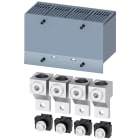 SIEMENS - Morsetto di collegamento per conduttore tondo, grande, 4 pezzi, accessorio per: 3VA1 250