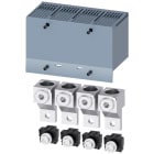 SIEMENS - Morsetto di collegamento per conduttore tondo grande con presa di tensione per conduttore ausiliario 4 pezzi, accessorio 3VA92240JC13