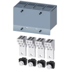 SIEMENS - Morsetto di collegamento per conduttore tondo, 6 cavi, 4 pezzi, accessorio per: 3VA2 100/160/250 3VA92240JF60