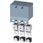 SIEMENS - Morsetto di collegamento per conduttore tondo TA2.2 2 AWG - 350 kcmil per 1 cavo, 3 pezzi per 3VA52 3VA92330JC18