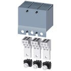 SIEMENS - Morsetto di collegamento per conduttore tondo TA2.6 6 x 14 AWG - 2 AWG per 6 cavi 3 pezzi per 3VA52