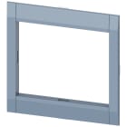SIEMENS - Mostrina copriforo per sfinestratura su porta 104,6x100,8mm (LaxA) per 3VA61/62, a 3 poli con ETU