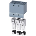 SIEMENS - Morsetto di collegamento per conduttore tondo 2 cavi con presa di tensione per conduttore ausiliario 3 pezzi 3VA92530JC22