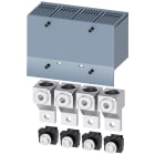 SIEMENS - Morsetto di collegamento per conduttore tondo grande con presa di tensione per conduttore ausiliario 4 pezzi, accessorio 3VA92540JC13