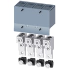 SIEMENS - Morsetto di collegamento per conduttore tondo 2 cavi con presa di tensione per conduttore ausiliario 4 pezzi 3VA92540JC22