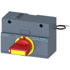 SIEMENS - Comando rotativo frontale OFF di emergenza IEC IP30/40, kit di illuminazione DC 24 V, accessorio per: 3VA1 3VA92570EK17