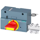 SIEMENS - Comando rotativo frontale OFF di emergenza con interblocco porta IEC IP30/40, kit di illuminazione DC 24 V 3VA92570EK27
