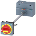 SIEMENS - Comando rotativo bloccoporta OFF di emergenza IEC IP65 con interblocco porta, kit di illuminazione 3VA92570FK27