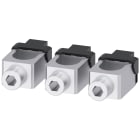 SIEMENS - Morsetto di collegamento per conduttore tondo, 3 pezzi, accessorio per: 3VA2 100/160/250