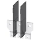 SIEMENS - Attacchi a sbarra anteriori divaricati, 3 pezzi, accessori per: 3VA2100/160/250