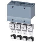 SIEMENS - Morsetto di collegamento per conduttore tondo grande con presa di tensione per conduttore ausiliario 4 pezzi, accessorio 3VA92640JC13