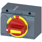 SIEMENS - Comando rotativo frontale OFF di emergenza IEC IP30/40 per 3VA6 150/250 3VA5 250 3VA92770EK15