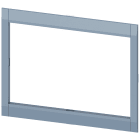 SIEMENS - Mostrina copriforo per sfinestratura su porta 183,6x122,3 mm (LaxA) per 3VA63/64, a 4 poli