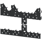 SIEMENS - Telaio portacavi per unità rimovibile e unità estraibile, accessorio per: interruttore automatico 3VA93670KB02