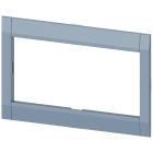 SIEMENS - Mostrina copriforo per sfinestratura su porta 137,6x70,7mm (LaxA) per 3VA53/54/63/64, a 3 poli 3VA93730SB10