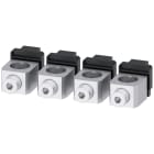 SIEMENS - Morsetto per conduttori tondi Cu, 4 pezzi, per 3VA5/6 400/600