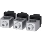 SIEMENS - Morsetto di collegamento per conduttore tondo, 3 pezzi, accessorio per: 3VA1 400/630 3VA2 400/630