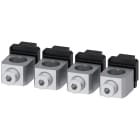 SIEMENS - Morsetto di collegamento per conduttore tondo, 4 pezzi, accessorio per: 3VA1 400/630 3VA2 400/630