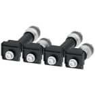 SIEMENS - Attacchi a bullone posteriori, 4 pezzi, accessori per: 3VA1 400/630 3VA2 400/630