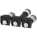 SIEMENS - Attacco a bullone posteriore, 3 pezzi, per 3VA5/6 400/600 3VA94730QF00