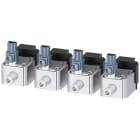 SIEMENS - Morsetto serracavo con presa di tensione per conduttore ausiliario 4 pezzi, accessorio per: 3VA5/6 400/600 3VA94740JH13