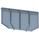 SIEMENS - Piastra disolamento divaricata, a 4 poli, 1 pezzo, accessorio per: 3VA1 400/630 3VA2 3VA94810WK40