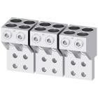 SIEMENS - Morsetto di collegamento per conduttore tondo per 4 cavi; 3 pezzi, accessorio per: unità rimovibile 3VA96030JJ45