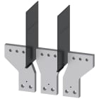 SIEMENS - Attacchi a sbarra anteriori divaricati, 3 pezzi, accessori per: 3VA15/25 1000 3VA96030QC00
