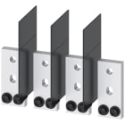 SIEMENS - Attacchi a sbarra allungati anteriori, 4 pezzi, accessori per: 3VA15/25 1000 3VA96040QB00