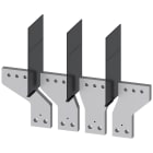 SIEMENS - Attacchi a sbarra anteriori divaricati, 4 pezzi, accessori per: 3VA15/25 1000 3VA96040QC00
