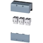 SIEMENS - Morsetto di collegamento per conduttore tondo TA4.3 4x 4/0 - 500kcmil per 4 cavi, 3 pezzi