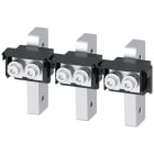 SIEMENS - Attacchi piatti posteriori 3 pz., attacchi verticali 3VA96730QE00